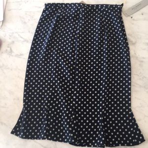 Designer Bill Burns 100% PURE SILK Skirt Made USA